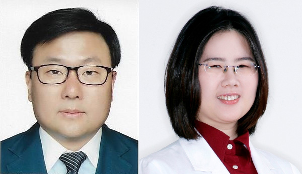 ウ·サングン博士(左)、キム·ヒョナ博士
