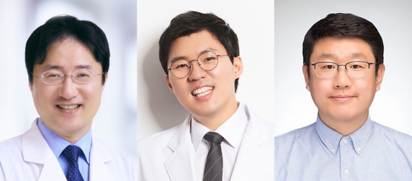 (왼쪽부터) 서울대병원 양한모 교수, 박찬순 임상강사, 숭실대 한경도 교수